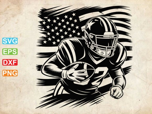 American Football SVG: Graphics for Crafts