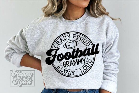 Crazy Proud Football Grammy Graphics & Crafts Review