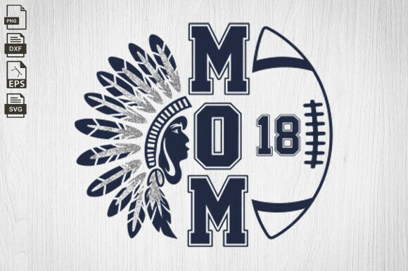 Football Mom and Cheer Mom Svg Graphics for Crafts