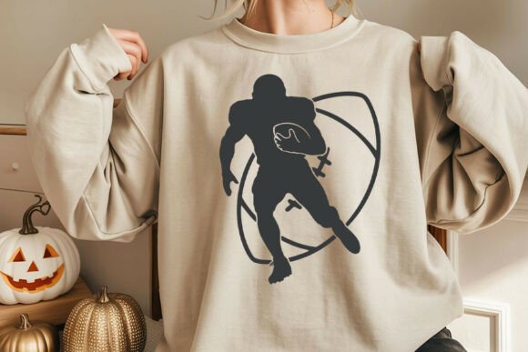 Football Player Ball Contour, Svg: A Designer Review