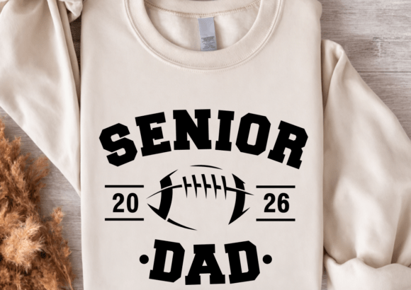 Football Senior Dad 2025 SVG: Crafts & Graphics