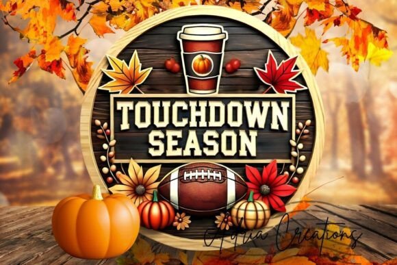 Football, Touchdown Season Round Sign Review
