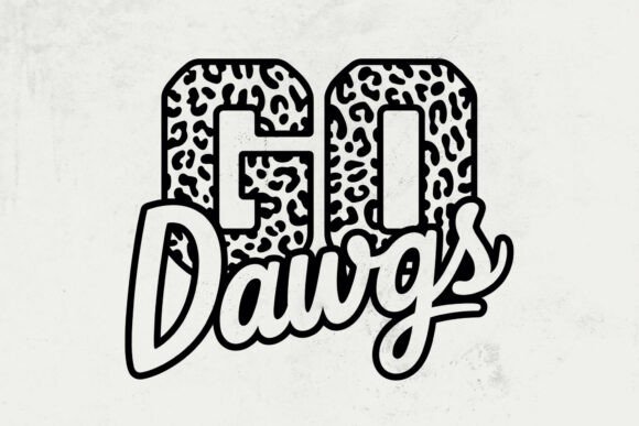 Go Dawgs Leopard SVG: Graphics for Crafts