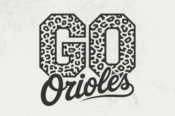 Go Orioles Leopard: A Designer’s Take on Football SVGs