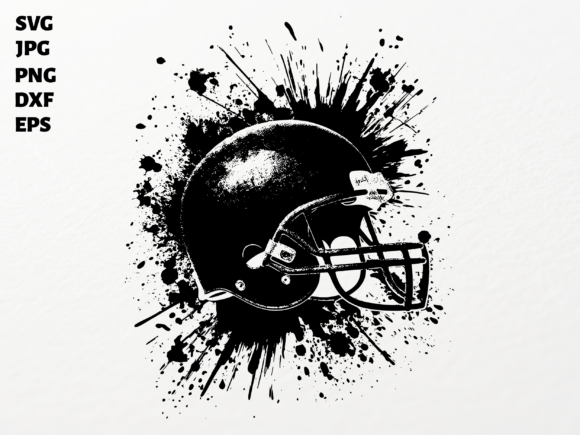 Reviewing the Football Helmet Splatter SVG for Cricut